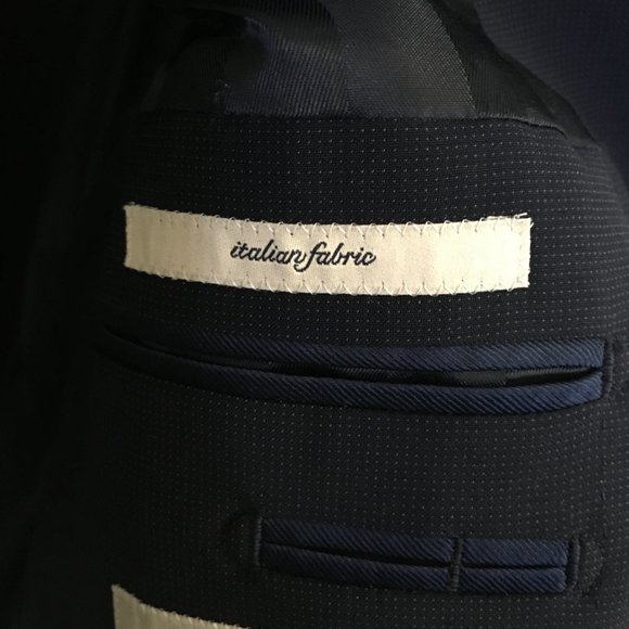 Sacoor Brothers Men's Navy Suit - Picture 6 of 16